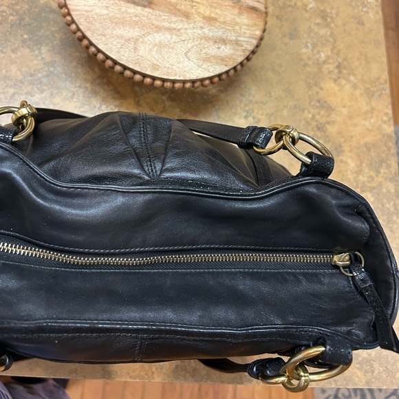 Coach Alexandra Python Black Leather Bag - Picture 11 of 13